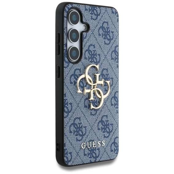 GUESS Telefontok a Samsung Galaxy S25, 4G Big Metal Logo, kék