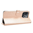 Flap tok Realme Note 70T 4G, Wallet Rhombus, arany