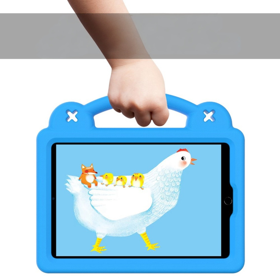 Gyermek tok iPad mini 7.9" 2019/2015/2014/2013/2012 (5/4/3/2/1 gen.), Cute Patterns, állvánnyal, kék