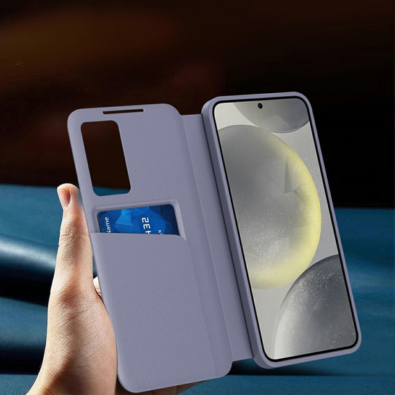 Flip tok Samsung Galaxy A56 5G, Smart View Wallet, lila
