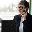 Flap tok Samsung Galaxy M15 5G, Wallet Rhombus, fekete