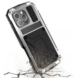 Páncélozott tok a iPhone 16 Pro, R-JUST, ezüst