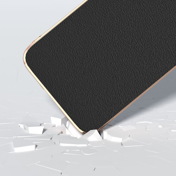 Telefontok a Samsung Galaxy S23 FE, Cowhide Leather, fekete