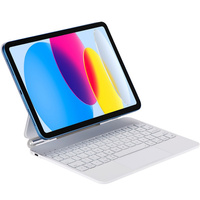 Billentyűzet tok iPad 10.9" 2022 (10 gen.), Magnetic Keyboard Touchpad, fehér