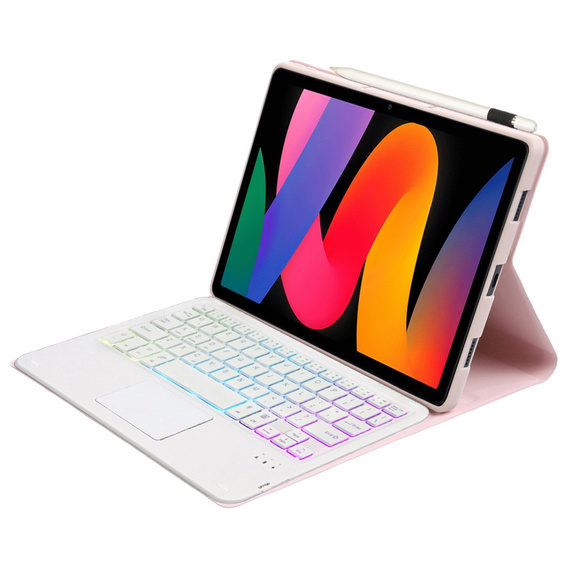Tok + billentyűzet Xiaomi Redmi Pad SE 11", rózsaszín