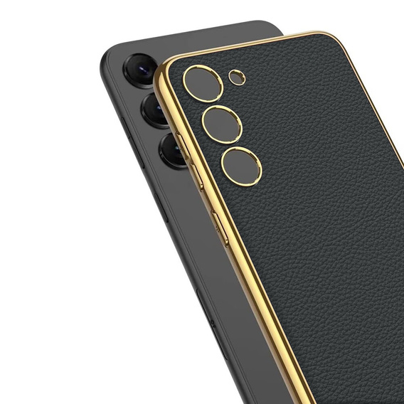 Telefontok a Samsung Galaxy S24, GKK Leather, fekete