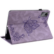 Tok Lenovo Tab M11, Butterfly, lila