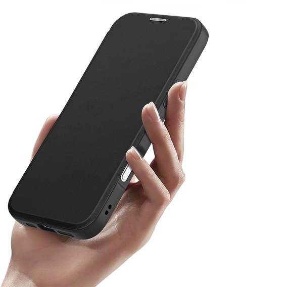 Dux Ducis tok iPhone 17 Pro-hoz, Skin X Pro, pánttal, MagSafe-hoz, fekete