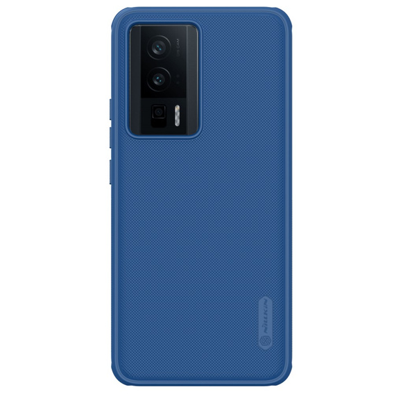 NILLKIN tok Poco F5 Pro 5G, Super Frosted Shield Case, kék