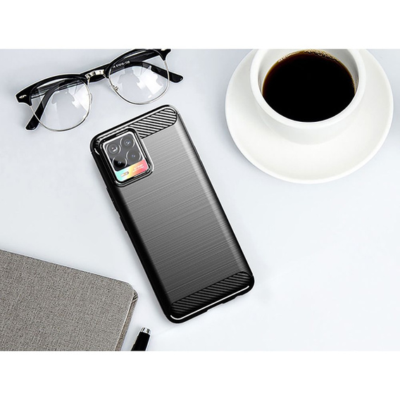 Telefontok a Realme 8 / 8 Pro, Carbon, fekete
