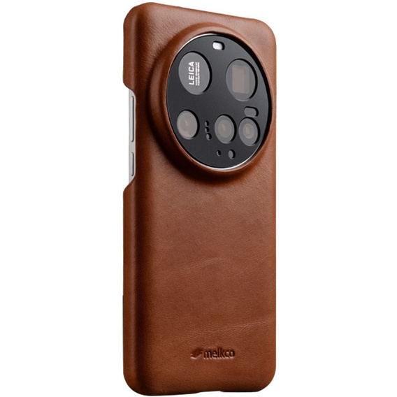 MELKCO tok Xiaomi 15 Ultra, bőr, barna
