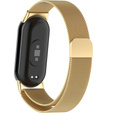 Milánói karkötő szíj tokkal a Xiaomi Smart Band 10 / 9 / 8, zlaté
