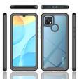 Tok Oppo A15 / A15S készülékhez, Shockproof, fóliával, kék