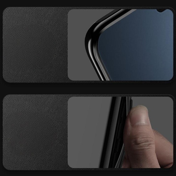Telefontok a Honor Magic 7 Pro 5G, Leather Hybrid MagSafe, fekete