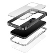 Tok iPhone 13 Pro Max készülékhez, Shockproof, fóliával, kék