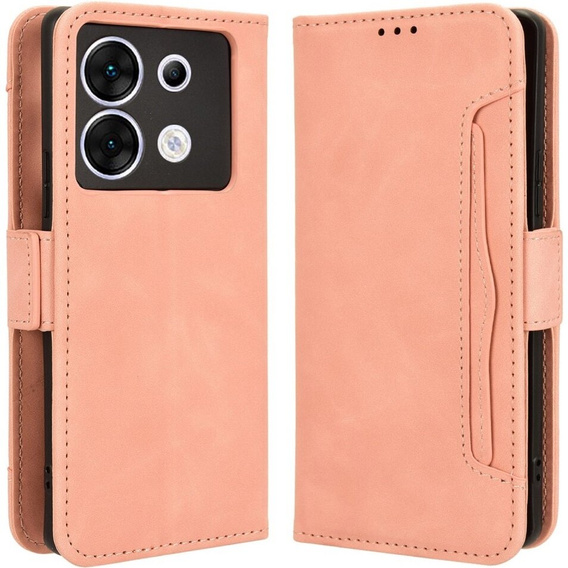 Pattintható tok a Infinix Zero 30 5G, Card Slot, rózsaszín