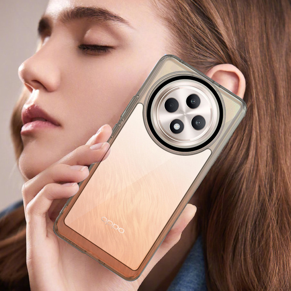 Telefontok a Oppo Reno 12FS / 12F, Fusion Hybrid, átlátszó / fekete