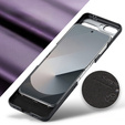 Tojás Samsung Galaxy Z Flip7 FE / Z Flip6, CASEME Litchi Leather, lila