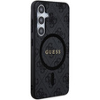 Guess 4G Ring Classic Logo tok Samsung Galaxy S24-hez, fekete