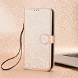 Flap tok T Phone 3 5G, Wallet Rhombus, arany