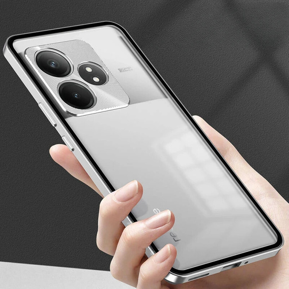 Tok az Realme GT 6 / 6T, Frame Case, ezüst