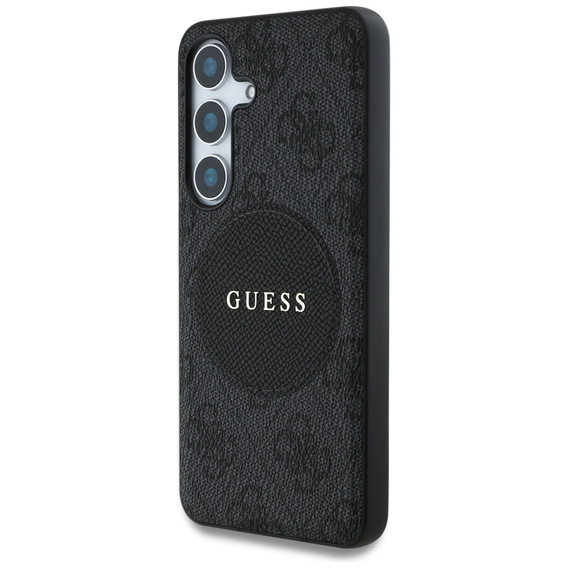 GUESS 4G Circle Classic Logo MagSafe tok Samsung Galaxy S25 készülékhez