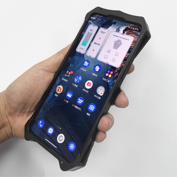 Páncélozott tok ASUS ROG Phone 8 5G, Aluminum Alloy, fekete