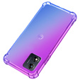 Tok Motorola Moto E13, Gradient Dropproof, Lila / kék