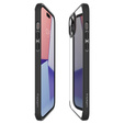 A Spigen tok iPhone 15, Ultra Hybrid, fekete + 9H edzett üveg