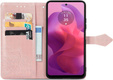 Pattintható tok a Motorola Moto E14, Mandala, rózsaszín