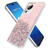 Telefontok a Xiaomi 13 Lite, Glittery, rózsaszín