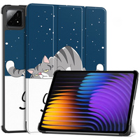 Tok Xiaomi Pad 7 / Xiaomi Pad 7 Pro, Smartcase, sleeping cat
