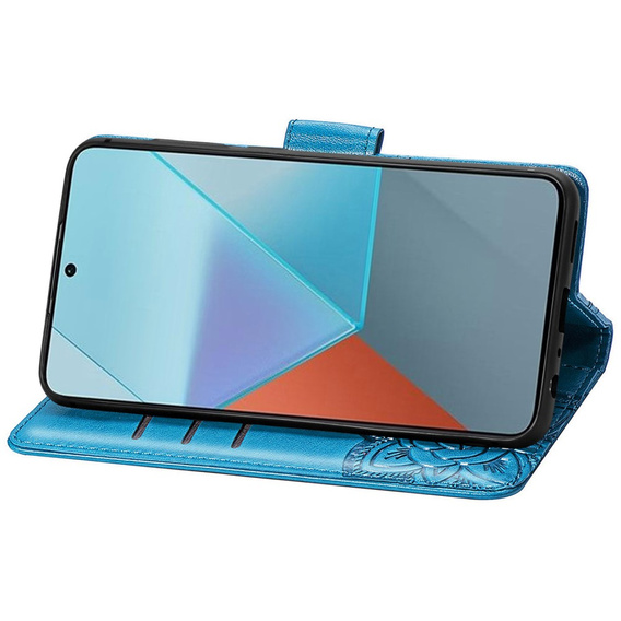 Pattintható tok a Xiaomi Redmi Note 13 Pro 5G, Butterfly, kék