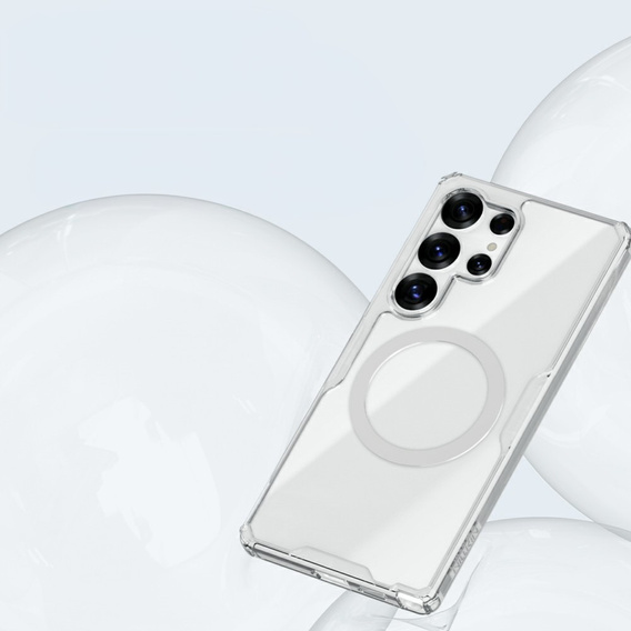NILLKIN tok Samsung Galaxy S25 Ultra, Nature TPU, Magsafe, átlátszó