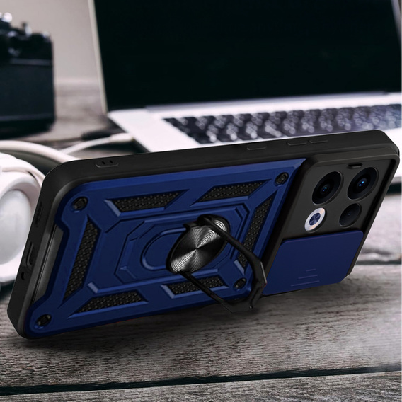 Telefontok a Oppo Reno 13, CamShield Slide, kék