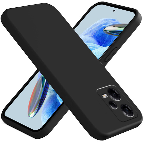 Telefontok a Xiaomi Redmi Note 12 Pro+ 5G, Silicone Lite, fekete
