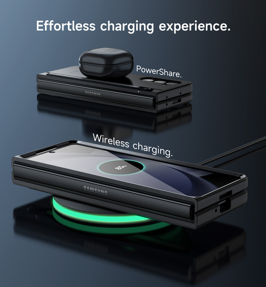 Suritch teljes testű tok állvánnyal és tolltartóval Samsung Galaxy Z Fold5 készülékhez