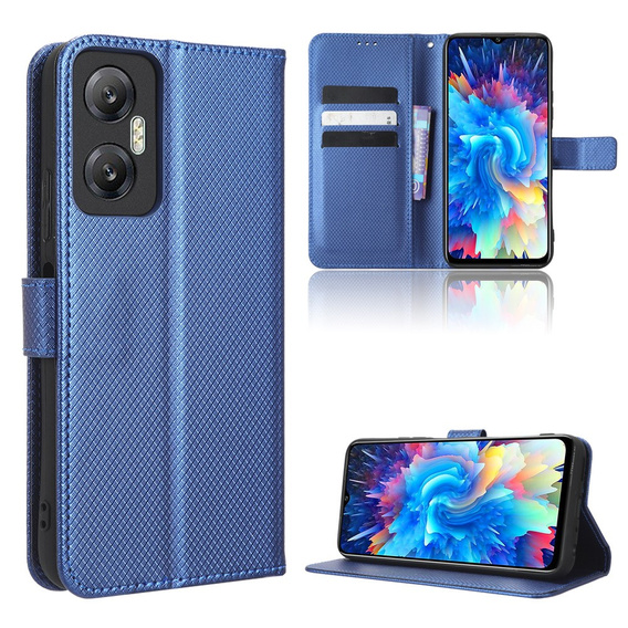 Pattintható tok a Infinix Hot 20 5G, Wallet Smart Magnet Case, kék
