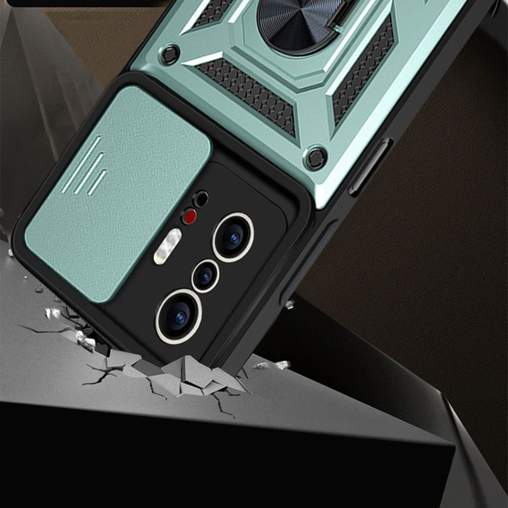 Telefontok a Xiaomi 11T / 11T Pro, CamShield Slide, zöld