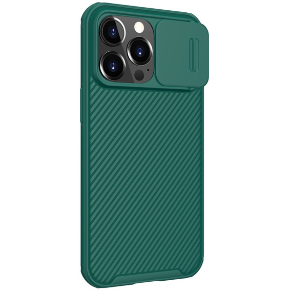 Tok iPhone 13 Pro, páncélozott Nillkin, CamShield Pro, kék