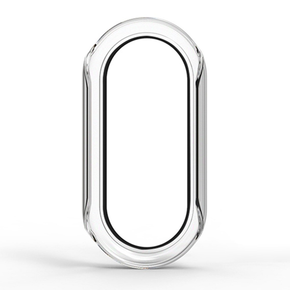 2in1 tok + edzett üveg a Xiaomi Smart Band 10 / 9 / 8-hoz, fekete