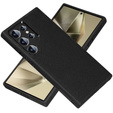 Bőr tok Samsung Galaxy S24 Ultra készülékhez, ERBORD LeatherGuard MagSafe, fekete