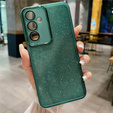Telefontok a Samsung Galaxy M55 5G, Glittery Powder, zöld