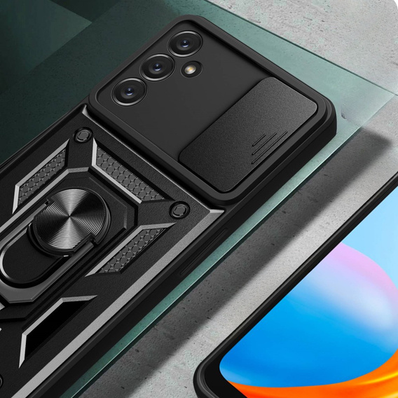 Telefontok a Samsung Galaxy A14 4G/5G, CamShield Slide, fekete