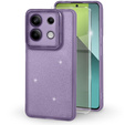 Tok Xiaomi Redmi Note 13 Pro 5G, Glittery Powder, lila + 9H edzett üveg