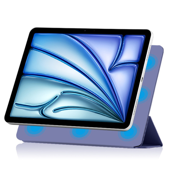 Tok Apple iPad Air 11" 6 gen. 2024 (A2902, Magnetic smartcase, lila