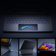 Billentyűzet tok Samsung Galaxy Tab S7 / S8, Dexnor Magnetic Keyboard Touchpad, fekete