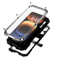Páncélozott tok a iPhone 16 Pro, R-JUST, ezüst
