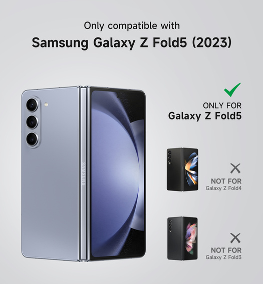Suritch teljes testű tok állvánnyal és tolltartóval Samsung Galaxy Z Fold5 készülékhez