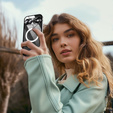 Kameravédő tok Google Pixel 9, CamShield MagSafe, fekete